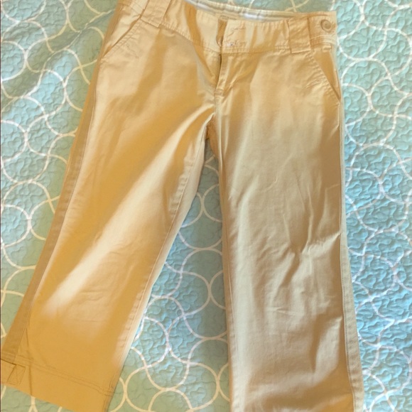 Khaki capris - Picture 1 of 3